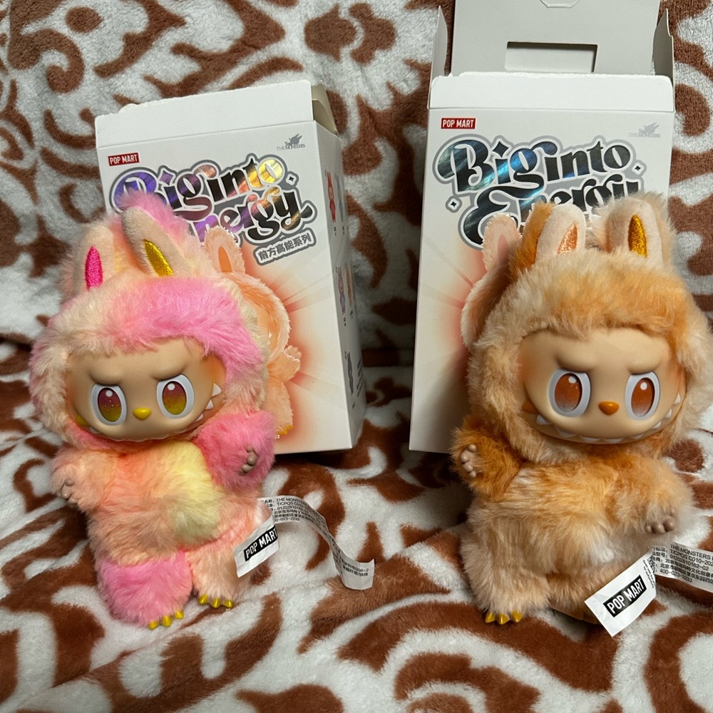 100% Authentic POP MART Labubu duo- Confirmed LOYALTY and HAPPINESS